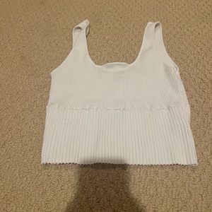 White Kendall and Kylie tank top